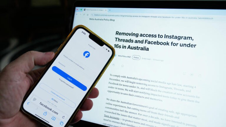 Exclusion des moins de 16 ans sur les plateformes Meta en Australie